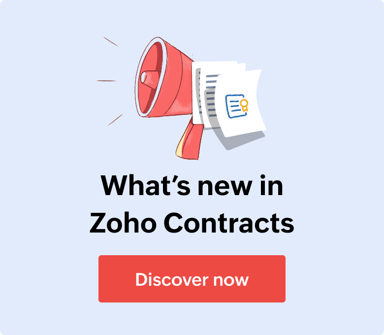 Contracts zoho Zoho contracts
